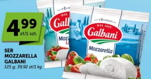 Ser mozzarella Galbani