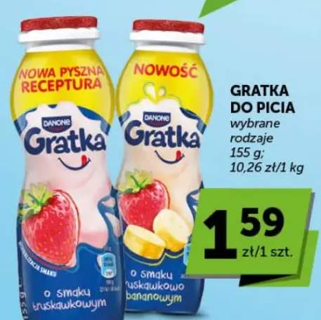 Napój do picia Gratka wybrane rodzaje