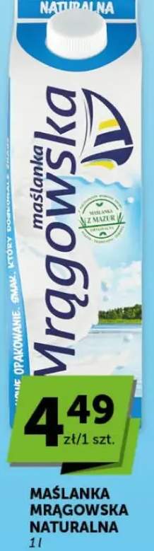 Maślanka mrągowska naturalna