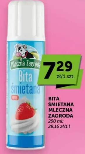 Bita śmietana mleczna zagroda