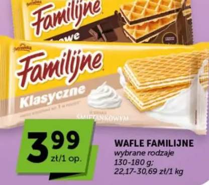 Wafle Familijne klasyczne śmietankowe