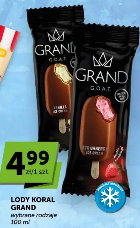 Lody Koral Grand vanilla ice cream