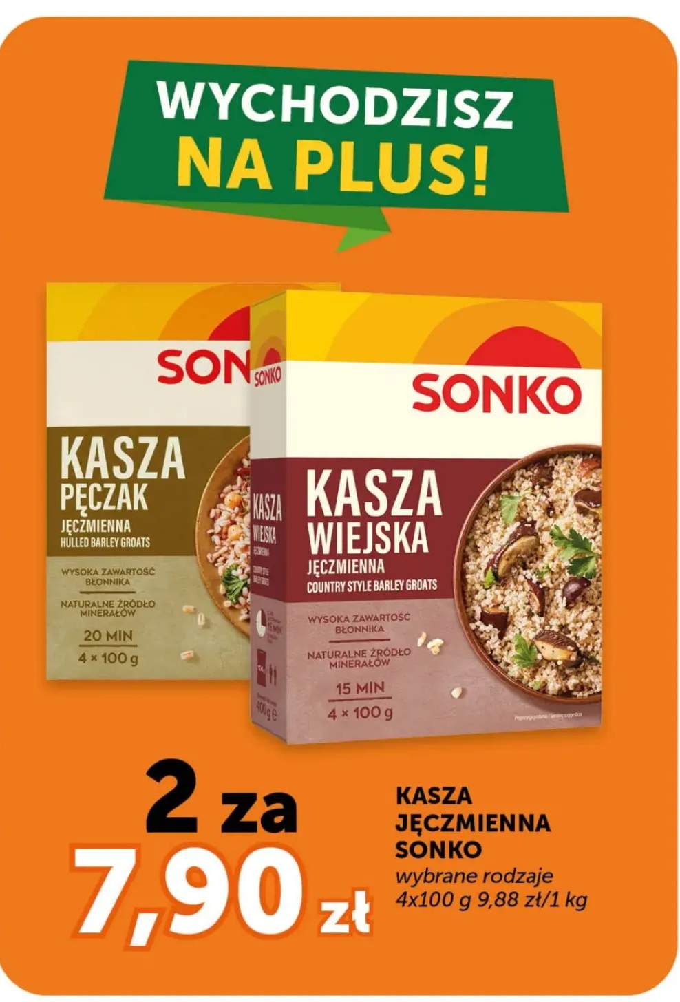 Kasza wiejska jęczmienna Sonko
