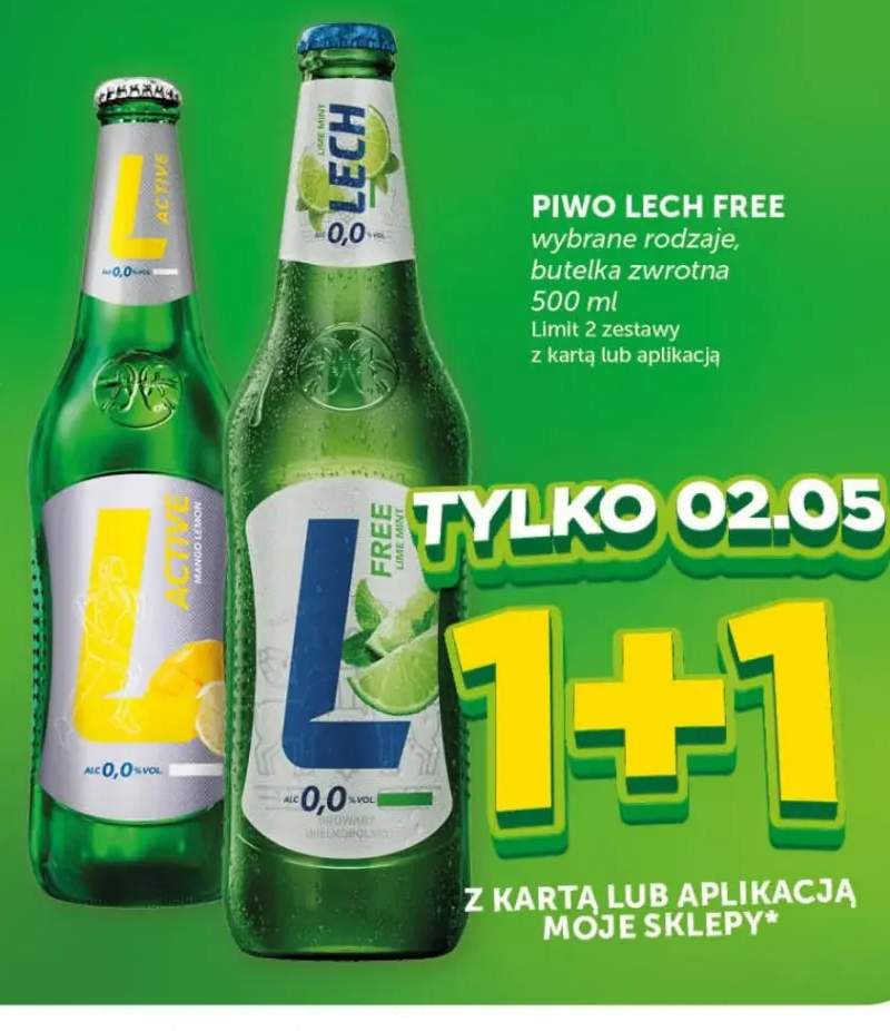 Piwo Lech Free Lime Mint butelka zwrotna