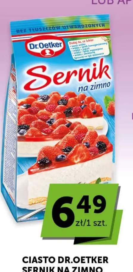 Ciasto Dr.Oetker Sernik na zimno
