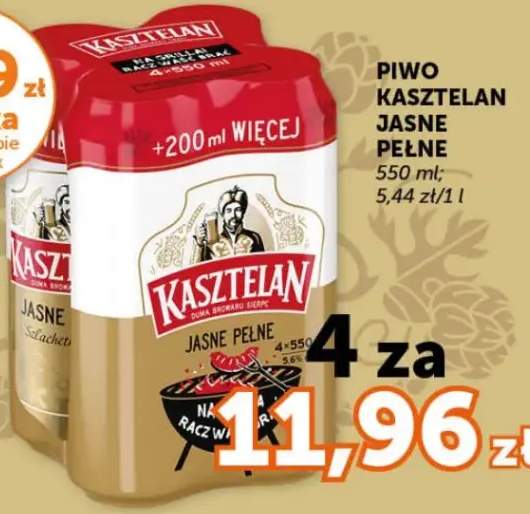 Piwo Kasztelan Jasne Pełne