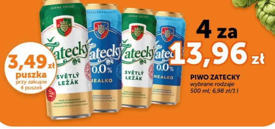 Piwo Zatecky Nealko 0,0%