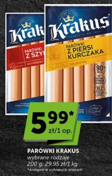 Parówki Krakus z piersi kurczaka