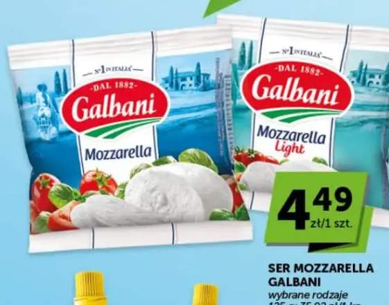 Ser mozzarella Galbani