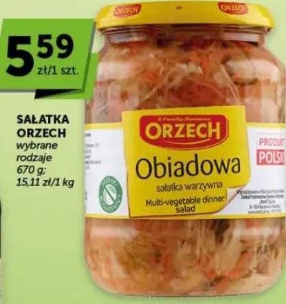 Sałatka warzywna Orzech Obiadowa