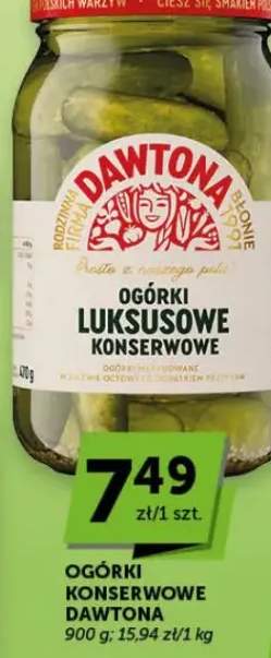 Ogórki konserwowe luksusowe Dawtona