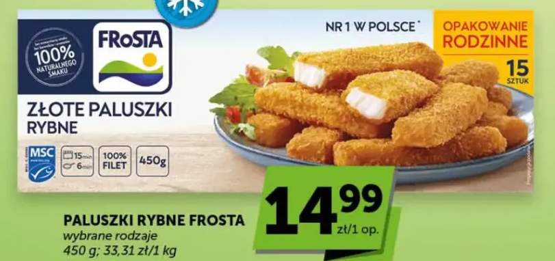 Złote paluszki rybne Frosta