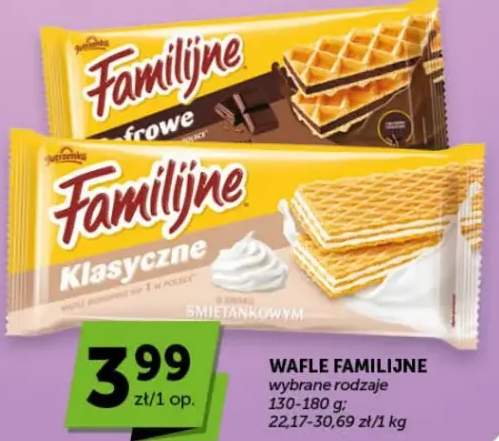 Wafle Familijne kakaowe Jutrzenka