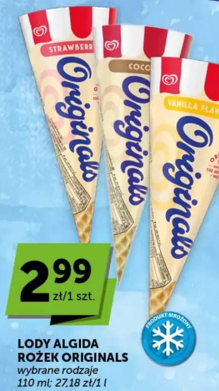 Lody Algida Rożek Originals strawberry