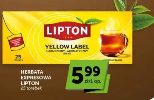 Herbata ekspresowa Lipton Yellow Label