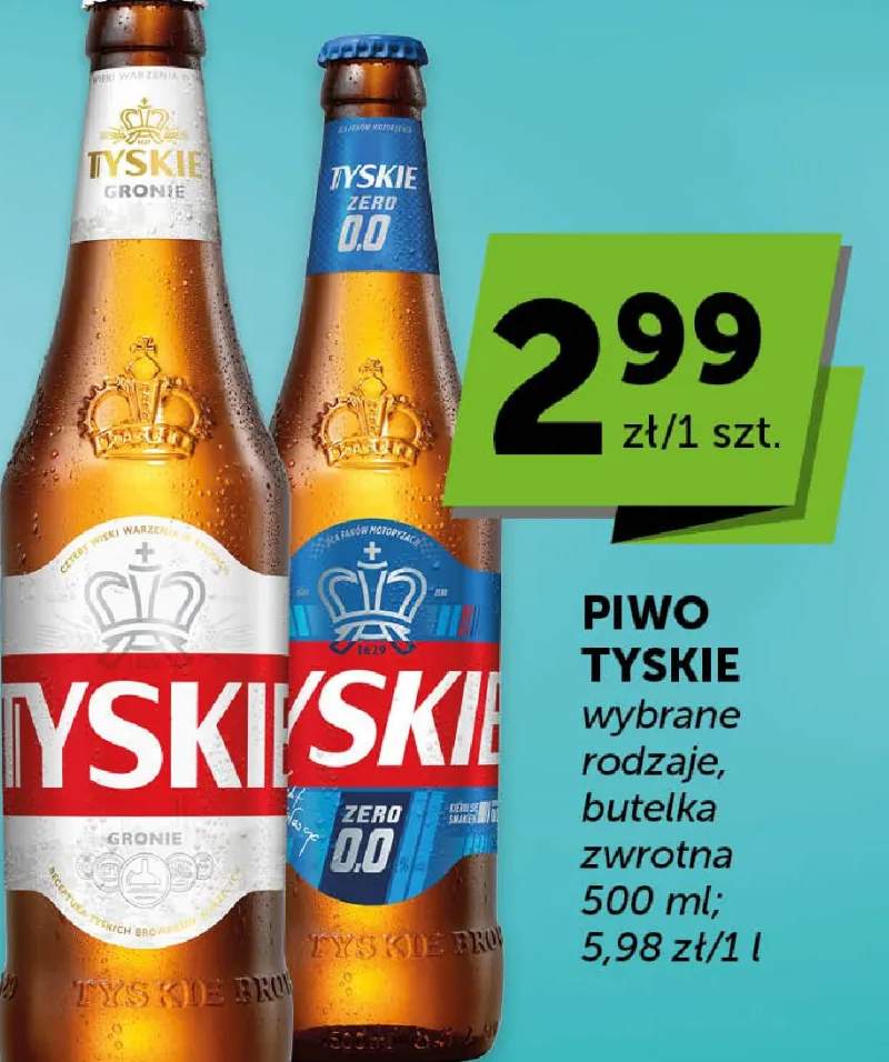 Piwo Tyskie Zero 0.0